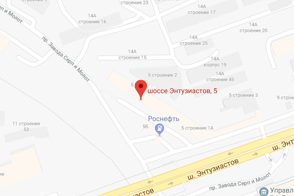 Расположение завода ВНИИКП на карте